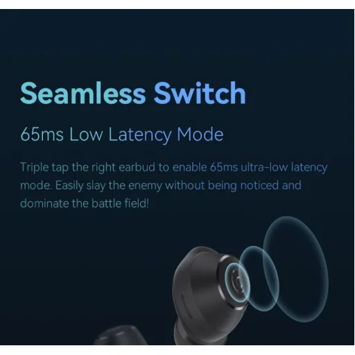 Haylou GT1 2023 TWS Vezeték nélküli Fülhallgató Fekete - 5