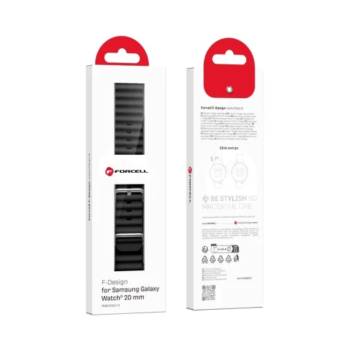 FORCELL F-DESIGN FS01 remienok SAMSUNG Watch 22 mm čierny - 6