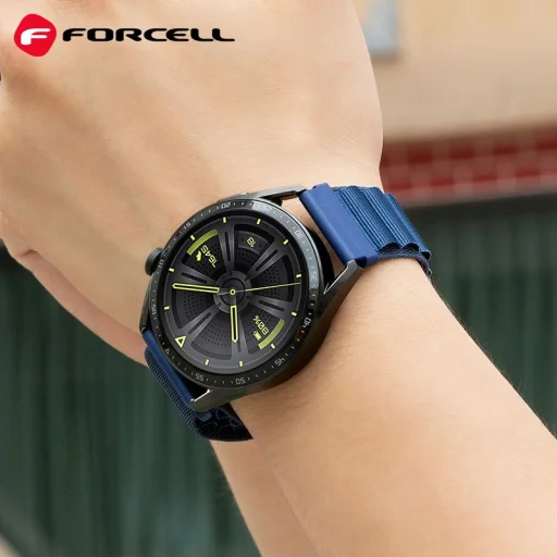 FORCELL F-DESIGN FS05 óraszíj SAMSUNG Watch 22 mm sötétkék - 2