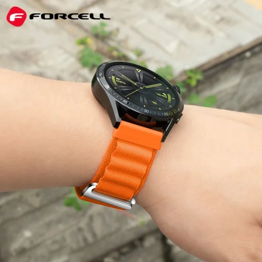 FORCELL F-DESIGN FS05 szíj SAMSUNG Watch-hoz 22 mm, narancssárga - 2