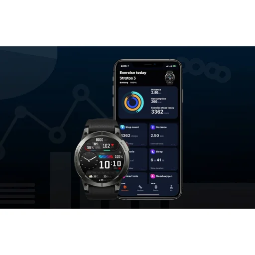 Zeblaze Stratos 3 Okosóra (narancssárga) - 10