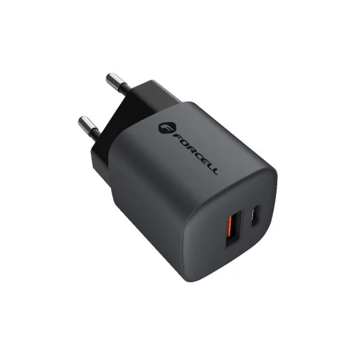FORCELL F-ENERGY GaN VT-31 sieťová nabíjačka Type C + USB A PD QC4.0 3A 33W sivá - 8