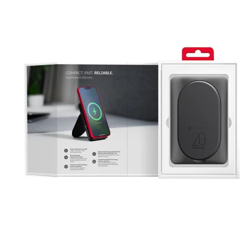 FORCELL F-ENERGY F10K2 MagStand powerbank MagSafe PD QC3.0 5A 20W 10 000mAh fekete - 13