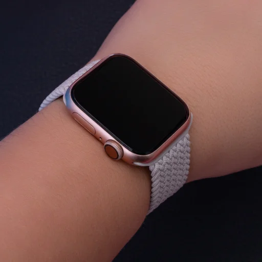 Rugalmas szíj XS Apple Watch 42/44/45 mm, 135 mm, világosszürke - 5