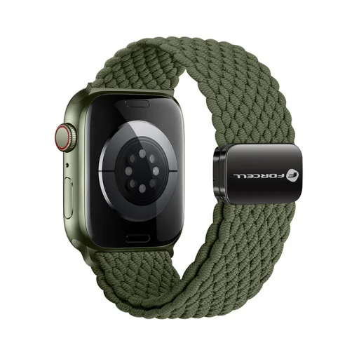 FORCELL F-DESIGN FA02 nylon mágneses szíj APPLE Watch 42 / 44 / 45 /49 mm kaktusz - 1
