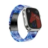 FORCELL F-DESIGN FA04 márvány mintás gyanta szíj APPLE Watch 42 / 44 / 45 / 49 mm fehér thumbnail