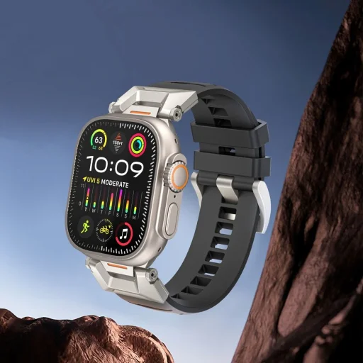 WiWU - Wi-WB012 Urban Watch szíj 42/44/45/49mm - fekete - 2