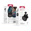 FORCELL F-AUDIO wireless earphones TWS Clear Sound fekete thumbnail