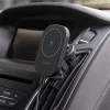 Maxlife MXCH-16 mágneses autós tartó 15W vezeték nélküli töltéssel szellőzőrácsra, fekete Magsafe thumbnail