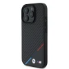 iPhone 16 Pro čierny kryt BMW M PU Carbon Tricolor Stripe MagSafe thumbnail