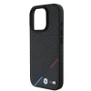 iPhone 16 Pro čierny kryt BMW M PU Carbon Tricolor Stripe MagSafe thumbnail