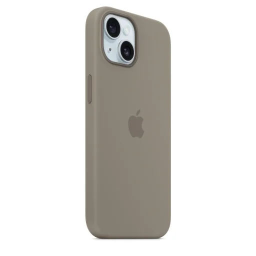 MT0Q3ZM/A Apple Szilikon Magsafe tok iPhone 15 Clay - 2