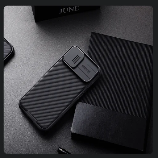 Nillkin CamShield PRO kemény tok Apple iPhone 16-hoz fekete - 8