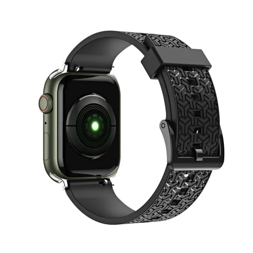 Watch Strap Y szíj Apple Watch 7 / SE (45/44/42mm) karóra szíj fekete - 2
