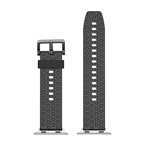 Watch Strap Y szíj Apple Watch 7 / SE (45/44/42mm) karóra szíj fekete - 7
