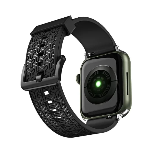 Watch Strap Y szíj Apple Watch 7 / SE (45/44/42mm) karóra szíj fekete - 1