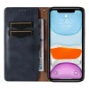 Magnet Strap Tok iPhone 12 Pouch Wallet + Mini Lanyard Medál Kék thumbnail