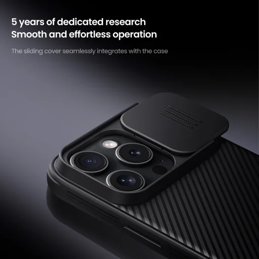 Nillkin CamShield PRO kemény tok Apple iPhone 16 Pro Titanium Gray - 3