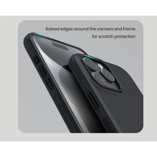 Nillkin Super Frosted PRO Mágneses Hátlapi Tok Apple iPhone 16 Pro Max Fekete - 7