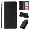 Magnet Strap tok iPhone 12/12 Pro Pouch Wallet + Mini Lanyard Medál Fekete thumbnail