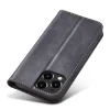 Magnet Fancy Case iPhone 13 Pro Max tok Pouch Wallet Card Holder Fekete thumbnail