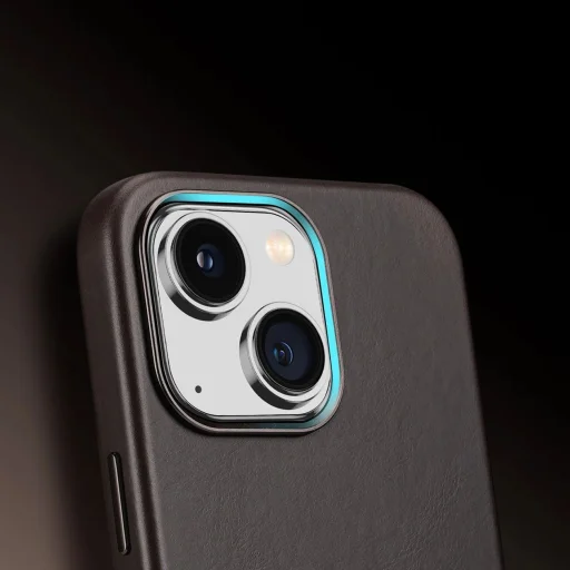 Dux Ducis Naples tok iPhone 14 Plus bőrtok (MagSafe kompatibilis) Sötétbarna - 4