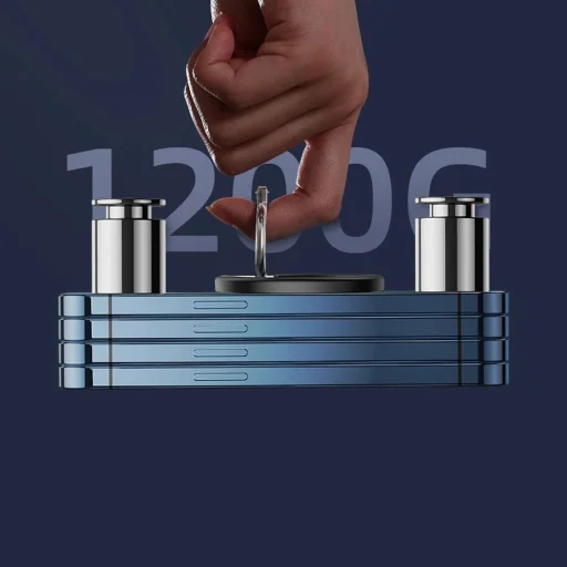 Joyroom multifunkcionális mágneses autós tartó gyűrűvel, fekete (JR-ZS294) - 13