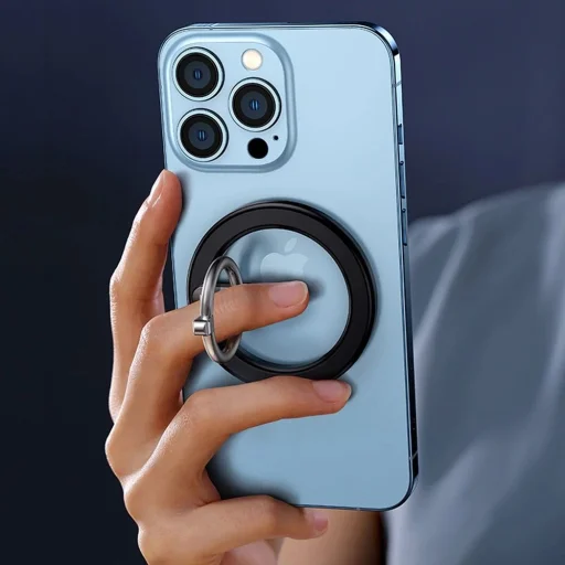 Joyroom multifunkcionális mágneses autós tartó gyűrűvel, fekete (JR-ZS294) - 15