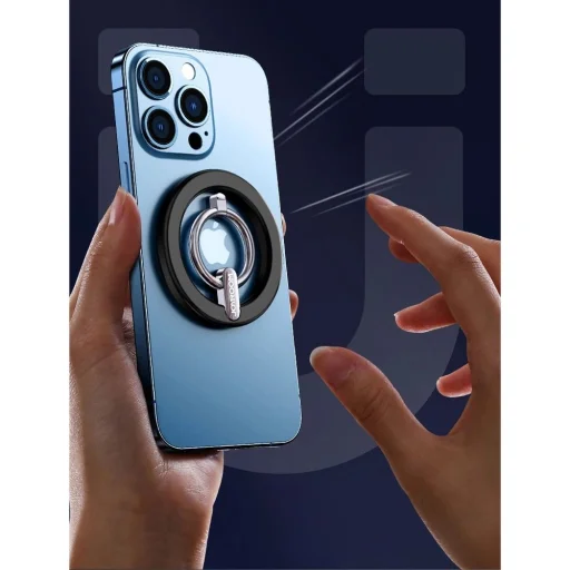 Joyroom multifunkcionális mágneses autós tartó gyűrűvel, fekete (JR-ZS294) - 21