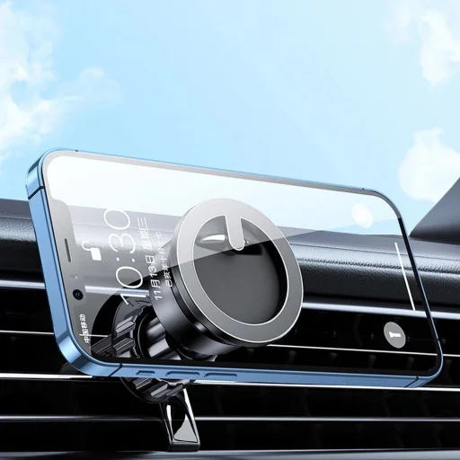 Joyroom multifunkcionális mágneses autós tartó gyűrűvel, fekete (JR-ZS294) - 25