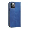 Magnet Fancy Case tok iPhone 12 Pro Max-hoz, pénztárca és kártyatartó állvány, kék thumbnail