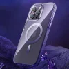 Kingxbar PQY Ice Crystal Series mágneses tok iPhone 14 MagSafe-hez, szürke thumbnail
