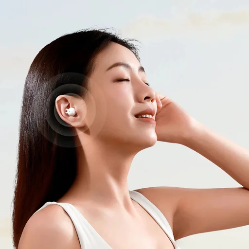 Joyroom JR-TS3 vezeték nélküli fülhallgató alváshoz - fehér - 9