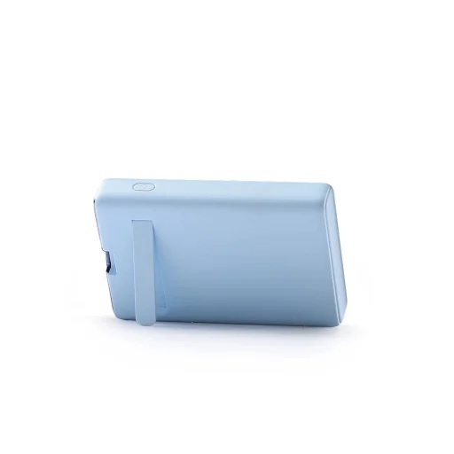 Powerbank Joyroom JR-PBM01 mágneses 10000mAh 20W állvánnyal + Lightning - USB-C kábel - kék - 3