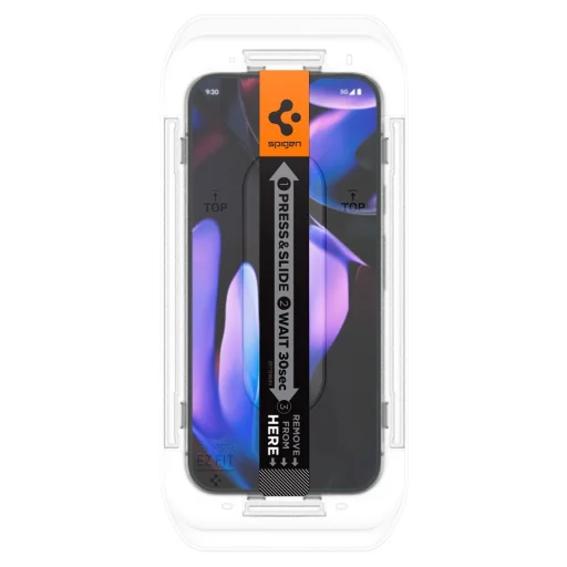 Spigen Glas.tr "Ez Fit" 2-pack Google Pixel 9 / 9 Pro Privacy üvegfólia - 5
