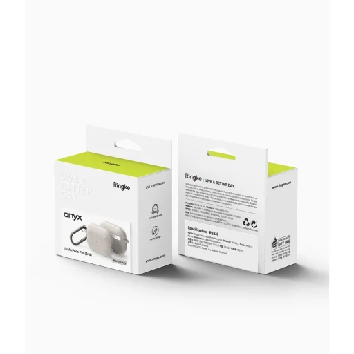 Ringke Onyx Apple Airpods Pro 1 / 2 Meleg Szürke - 13
