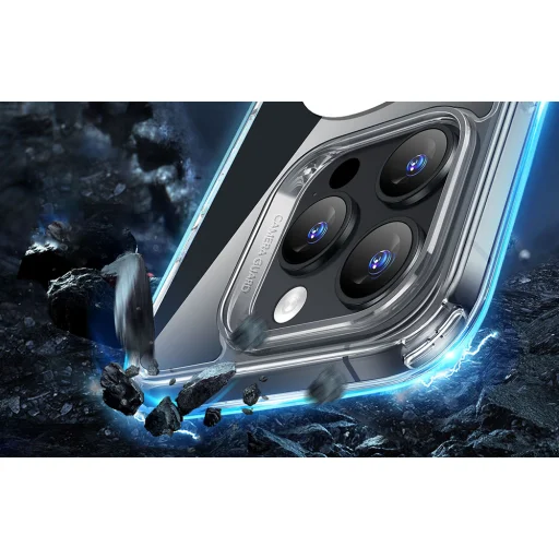  iPhone 16 Pro Átlátszó ESR Classic Hybrid HaloLock MagSafe & Edzett Üveg tok - 8