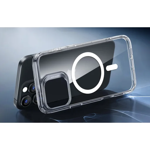  iPhone 16 Pro Átlátszó ESR Classic Hybrid HaloLock MagSafe & Edzett Üveg tok - 6