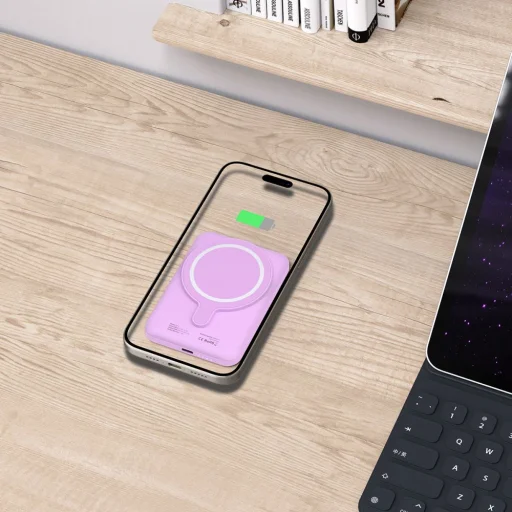 Tech-protect Pb10 Lifemag Magsafe Power Bank 5000mah Lila - 7