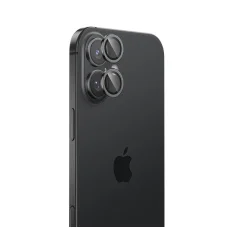 Benks edzett üveg DR zafír lencsevédő iPhone 16/16 Plus kamerára (2 darab lencse) fekete üvegfólia