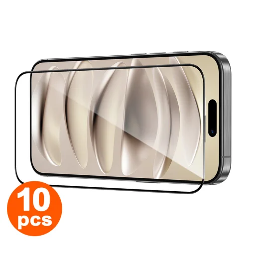 Benks edzett üveg üvegfólia Glass Warrior HD iPhone 16 Pro Max fekete - 10 darab - 1