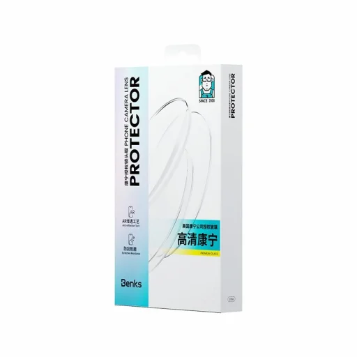 Benks edzett üveg Glass Warrior kamera lencsevédő Samsung Galaxy Fold 6-hoz (3 darab lencse) fekete üvegfólia - 9