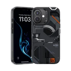  iPhone 16 Plus Fekete Benks Magnetic Mecha Series tok