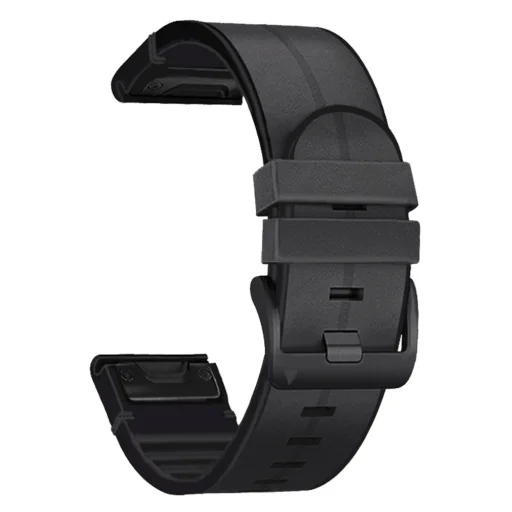 TECH-PROTECT SILICONE PU GARMIN FENIX 5 / 6 / 6 PRO / 7 / 8 (47 MM) / E FEKETE óraszíj - 2
