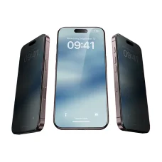 Benks Ultra Shield Privacy edzett üvegfólia iPhone 16 Plus/15 Plus/14 Pro Max fekete