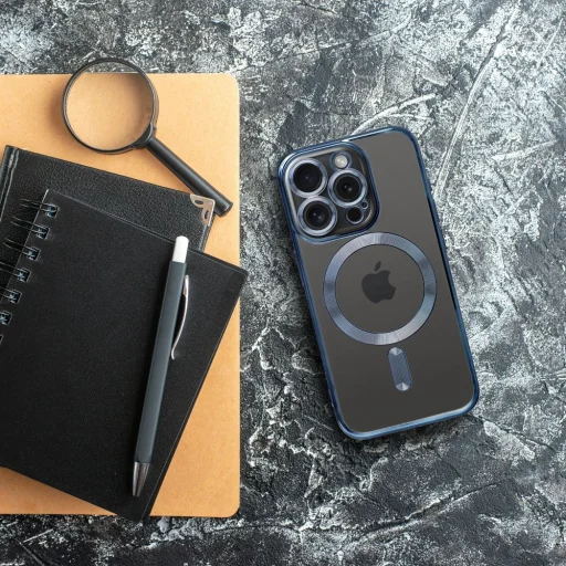 ELECTRO MAG COVER tok kompatibilis MagSafe-val IPHONE 16 Plus kék - 5