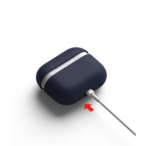 Ringke Szilikon Apple Airpods Pro 1 / 2 éjféli Kék Tok - 2