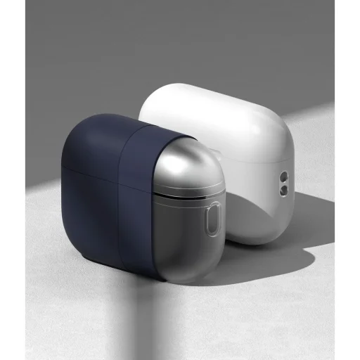 Ringke Szilikon Apple Airpods Pro 1 / 2 éjféli Kék Tok - 8