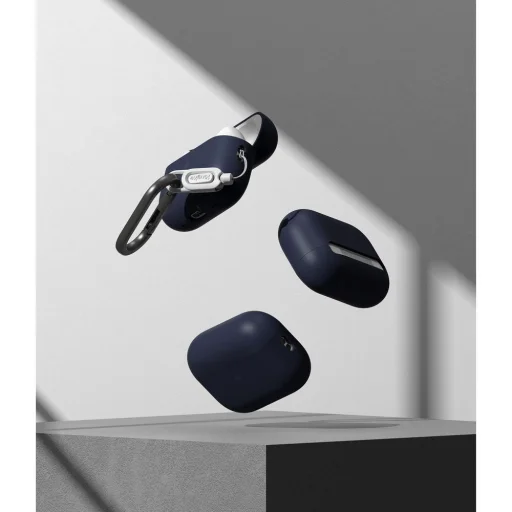 Ringke Szilikon Apple Airpods Pro 1 / 2 éjféli Kék Tok - 10
