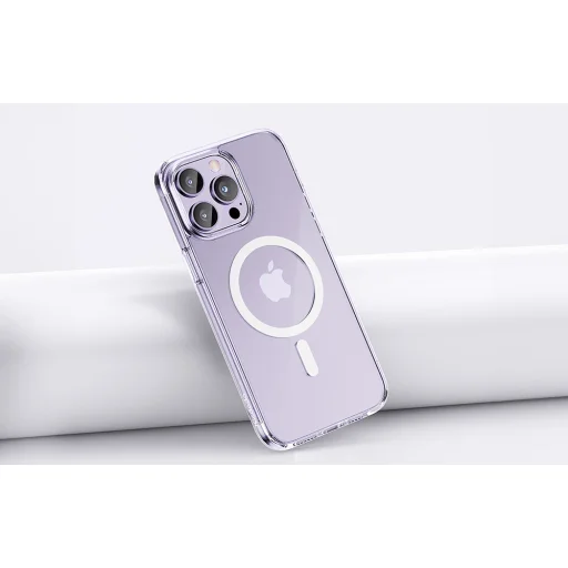 McDodo mágneses tok iPhone 15 Pro (átlátszó) tok - 4